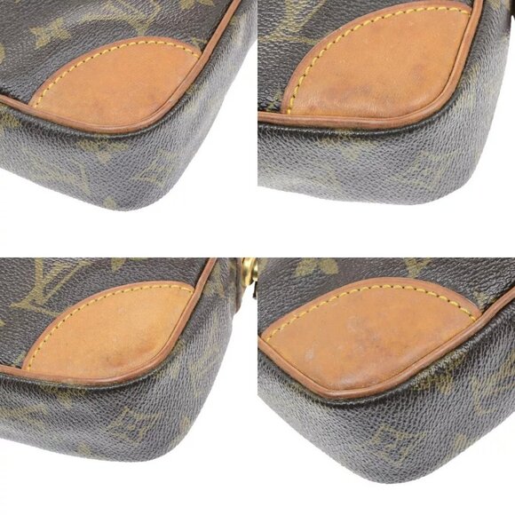 LOUIS VUITTON Marly Dragonne GM Clutch Hand Bag Monogram Brown M51825 68ED665 - Picture 9 of 16